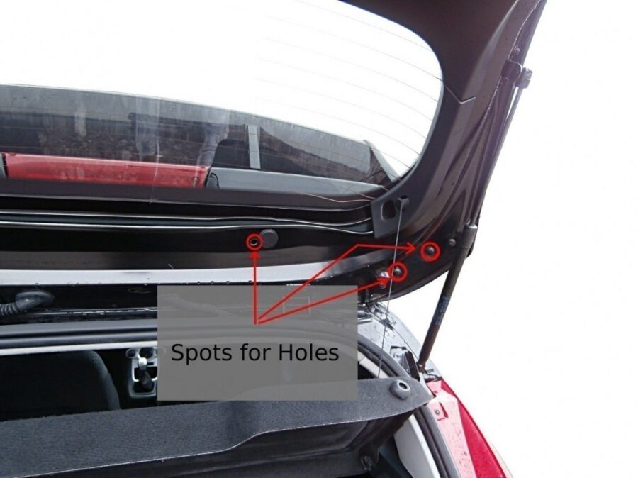 Spoiler Dachowy (RS Look) Ford Fiesta Mk7 / Mk7 FL – bilde 6 av 8