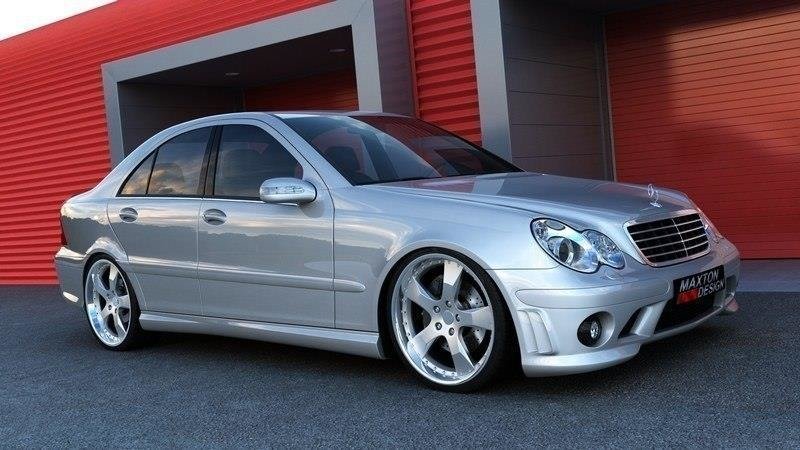 Sideskjørt Mercedes C-Class W203 < AMG 204 Look>