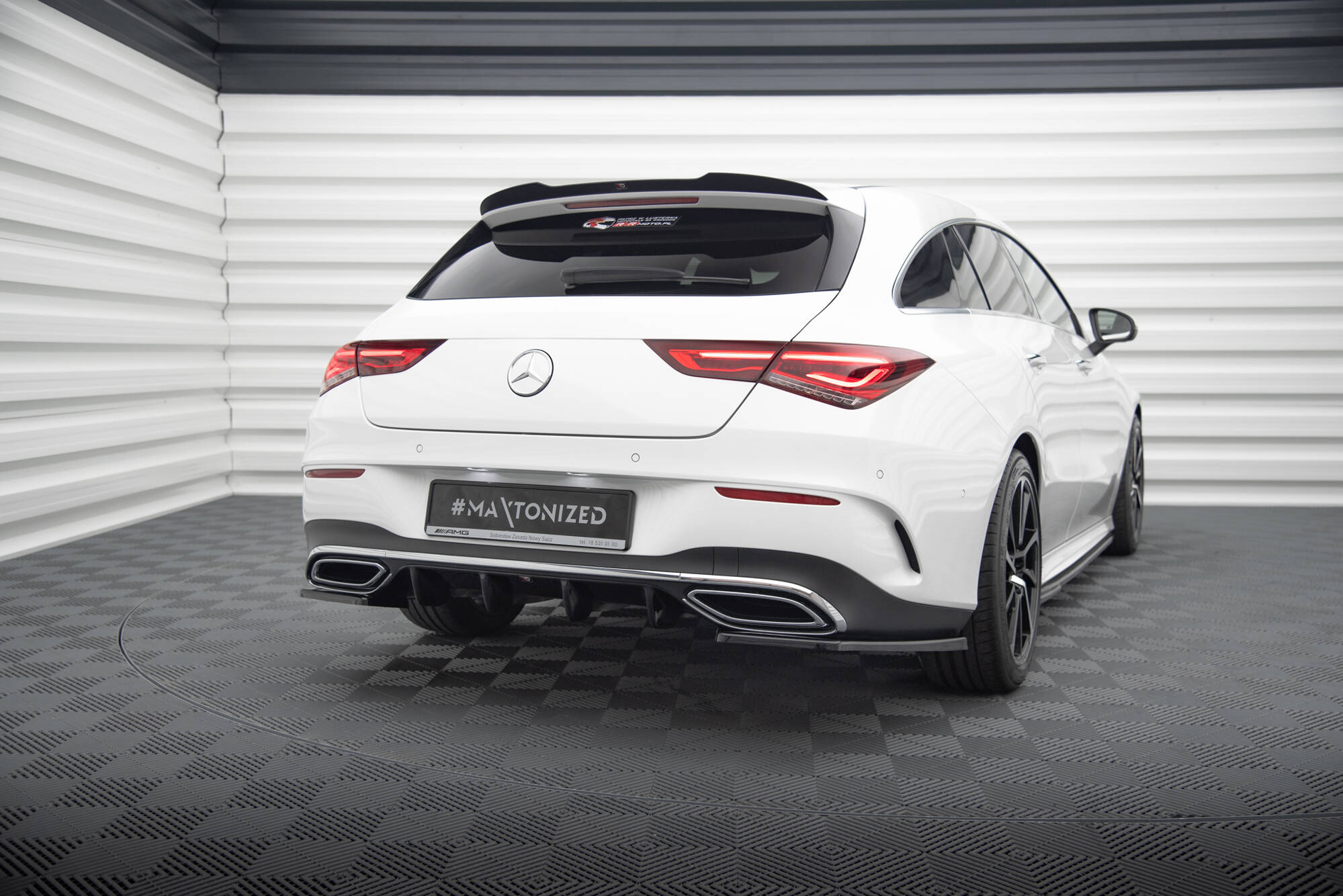 Spoiler Cap Mercedes-Benz CLA Shooting Brake AMG-Line (X118) - Bilde 2