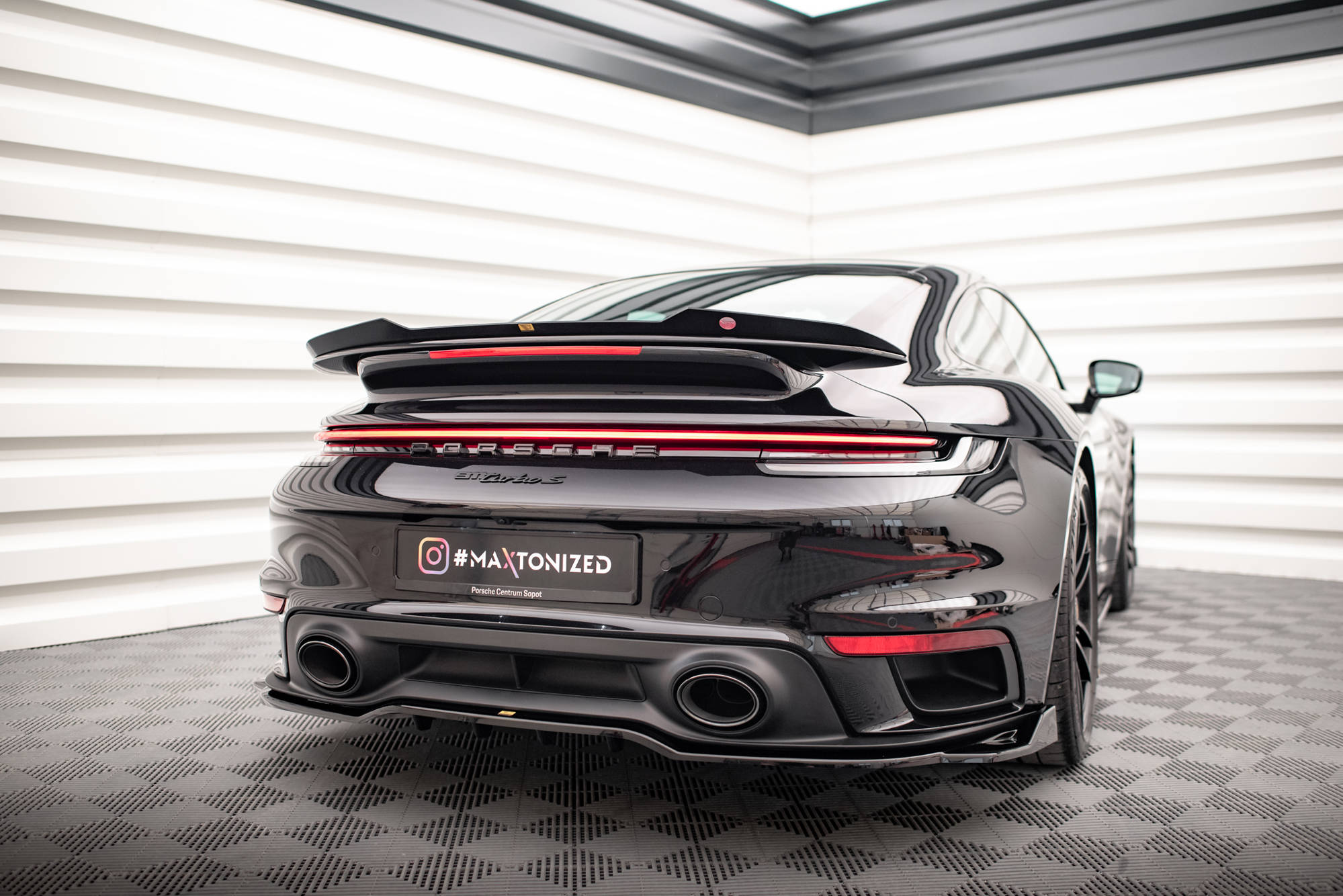Spoiler Cap Porsche 911 Turbo S 992 - Bilde 2