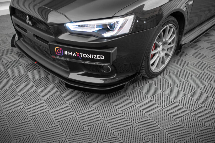 Frontleppe Street Pro Med Flaps Mitsubishi Lancer EVO X – bilde 3 av 5