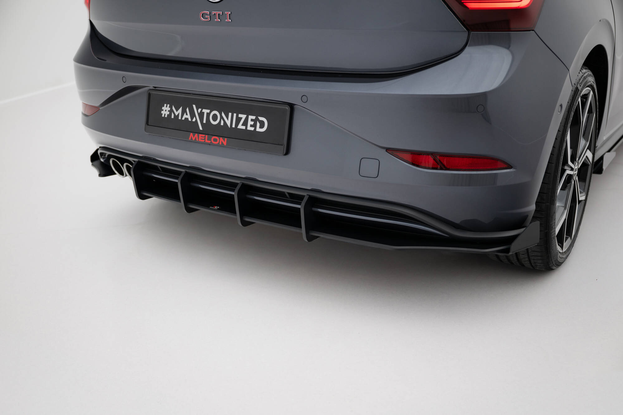 Diffuser Street Pro Med Flaps Volkswagen Polo GTI Mk6 Facelift - Bilde 2