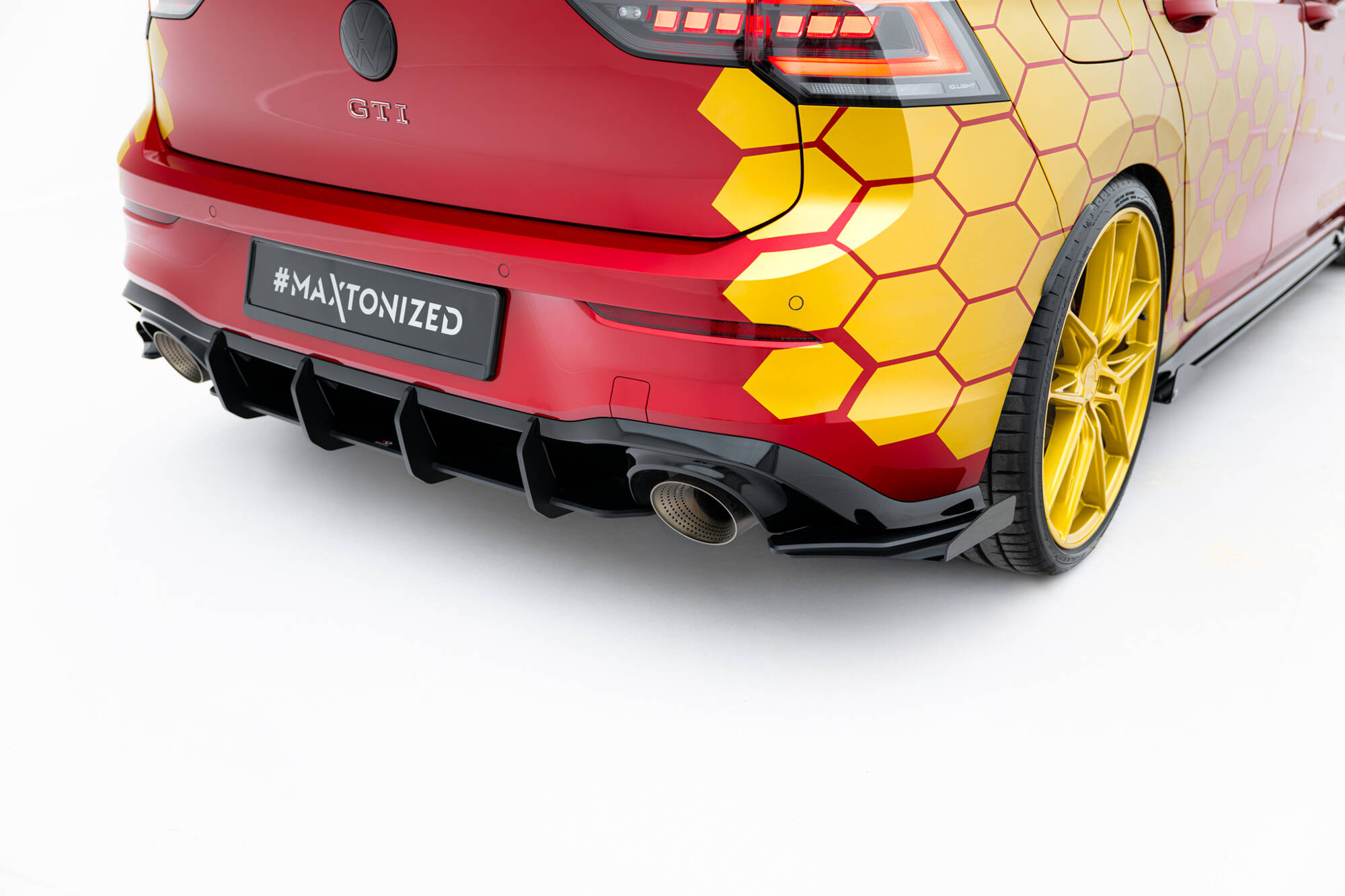 Bakre Flaps Street Pro Med Flaps Volkswagen Golf GTI Clubsport Mk8 Facelift - Bilde 2