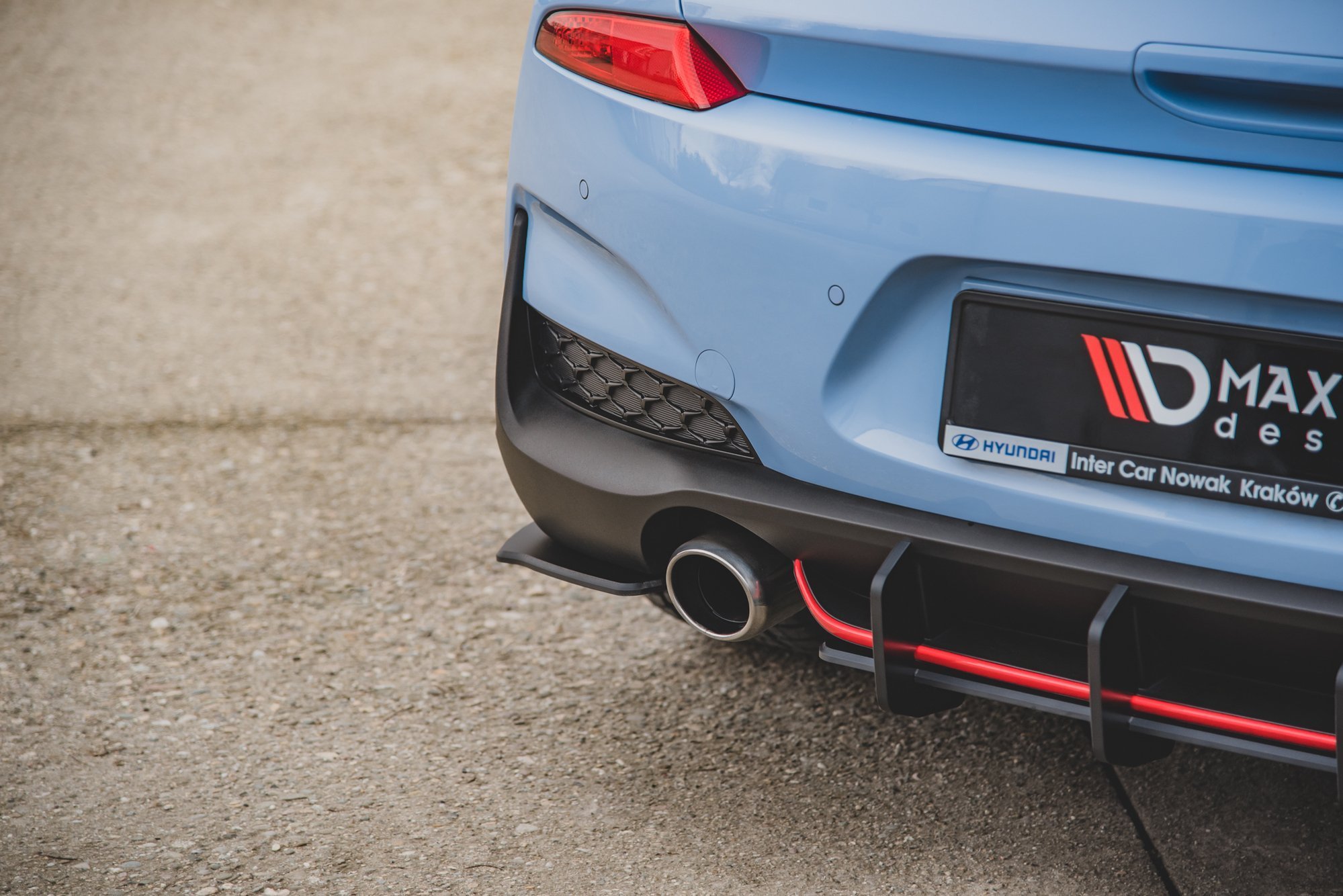 Bakre Flaps Street Pro Hyundai I30 N Mk3 Hatchback - Bilde 5