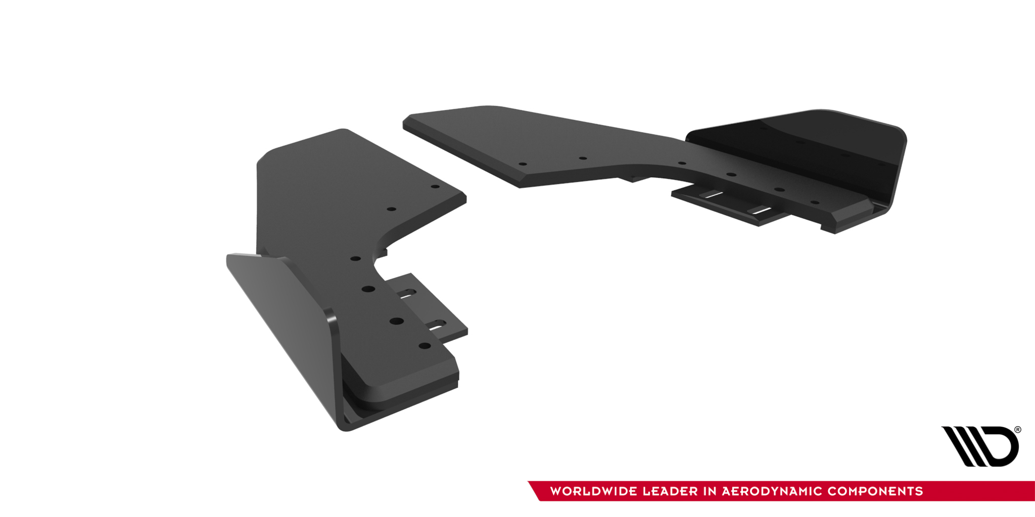 Bakre Flaps Street Pro V.2 Med Flaps V.2 Volkswagen Golf R Mk8 / Mk8 Facelift - Bilde 5