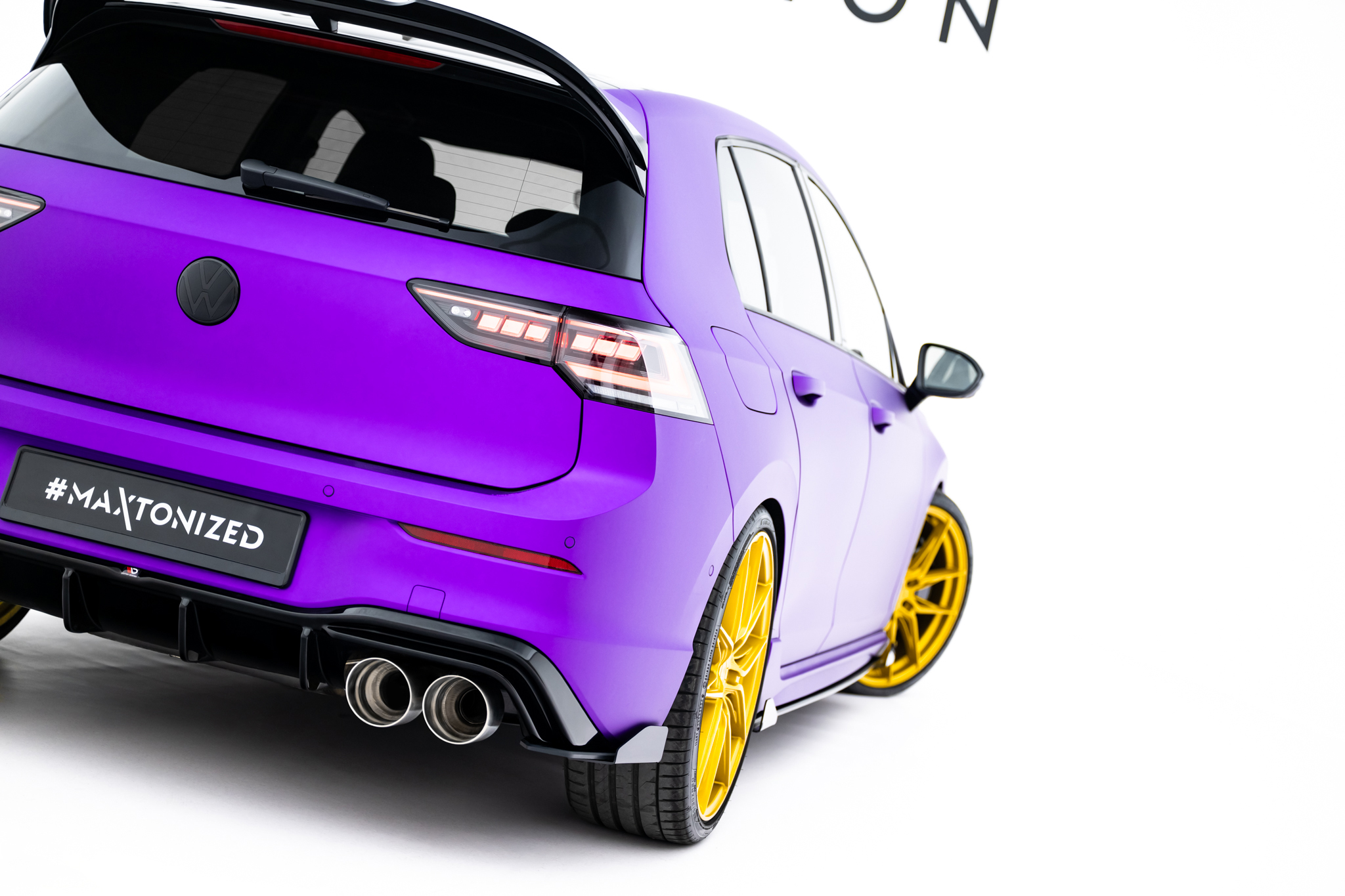 Bakre Flaps Street Pro V.2 Med Flaps V.2 Volkswagen Golf R Mk8 / Mk8 Facelift
