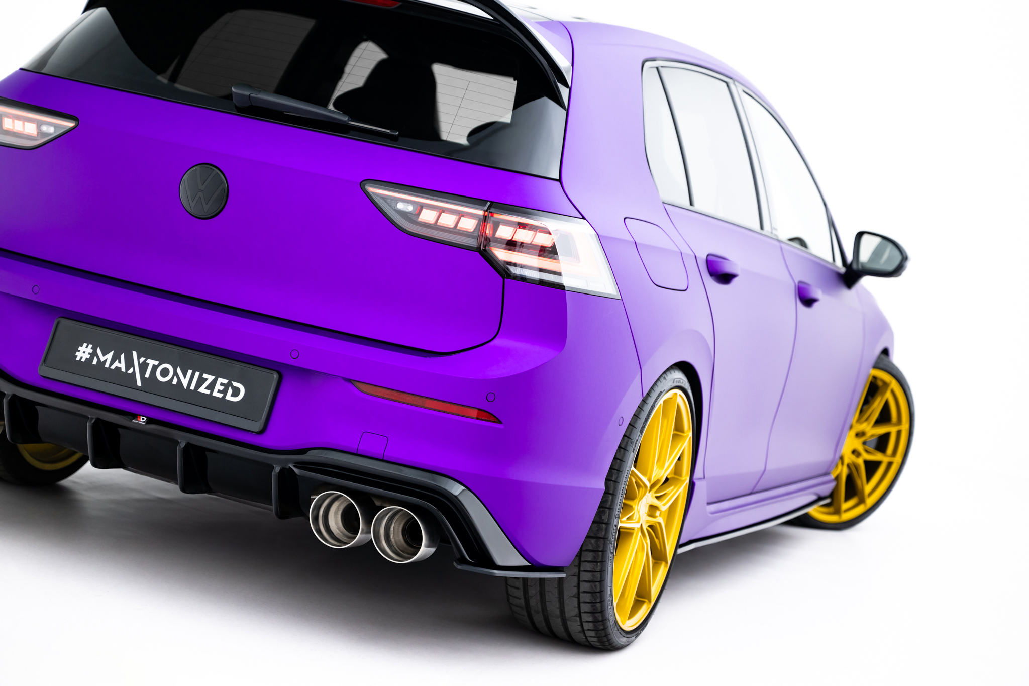 Bakre Flaps Street Pro V.2 Volkswagen Golf R Mk8 / Mk8 Facelift
