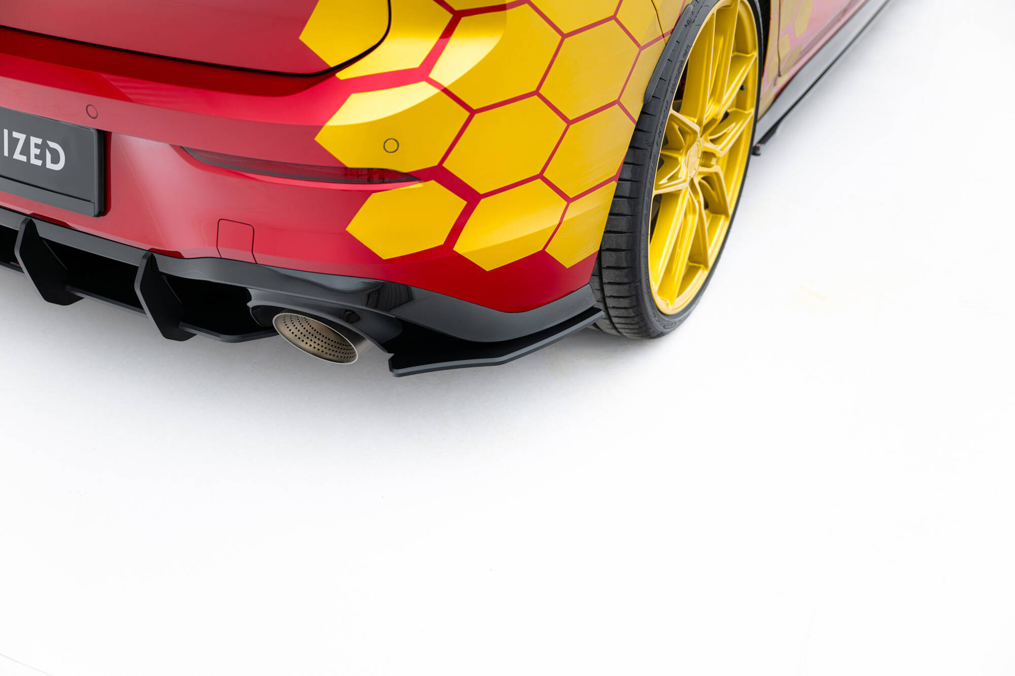 Bakre Flaps Street Pro Volkswagen Golf GTI Clubsport Mk8 Facelift