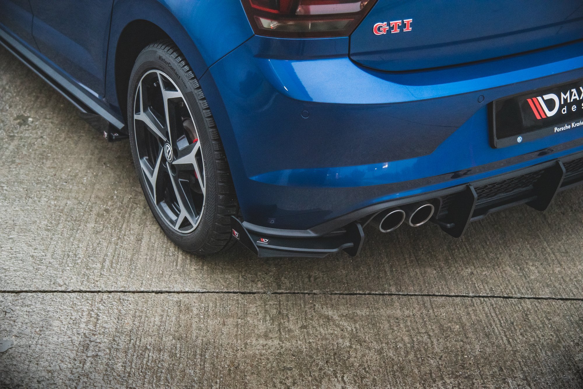 Diffuser Street Pro+Flaps Volkswagen Polo GTI MK6 - Bilde 2