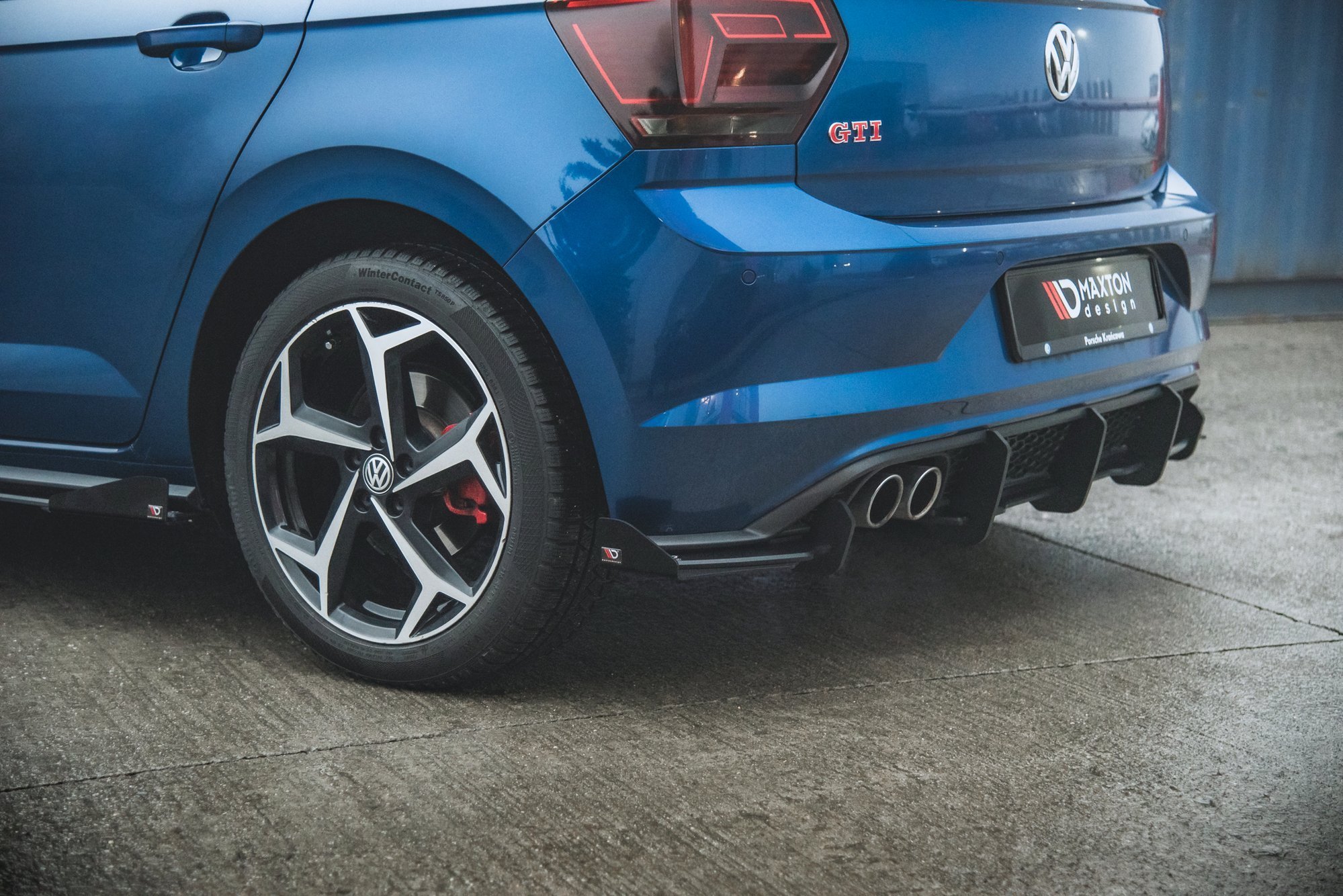 Diffuser Street Pro+Flaps Volkswagen Polo GTI MK6
