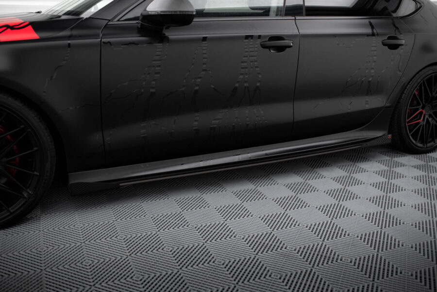 Sideskjørt Street Pro Med Flaps Audi A7 RS7 Look C7 – bilde 1 av 7
