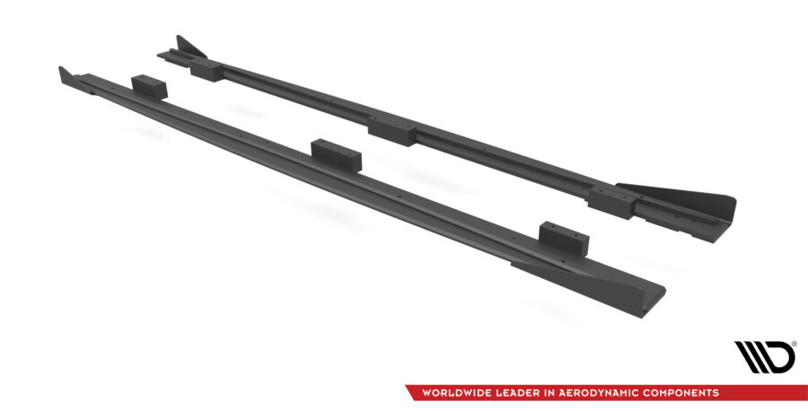 Sideskjørt Street Pro Med Flaps Audi S3 / A3 S-Line Sportback 8V Facelift – bilde 5 av 5