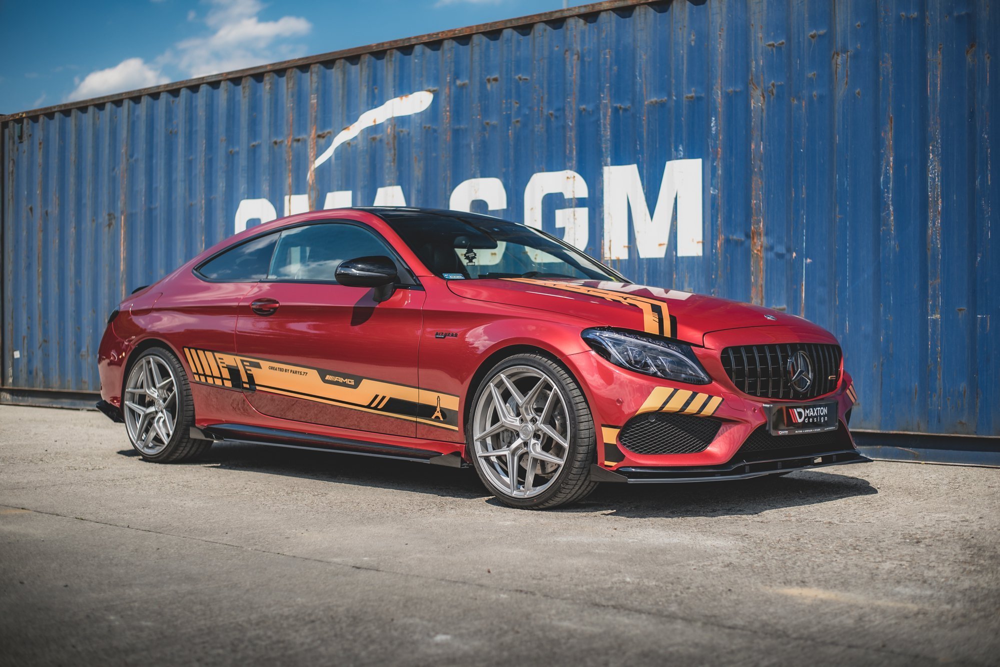 Sideskjørt Street Pro+ Flapsy Mercedes AMG C43 Coupe C205 - Bilde 2