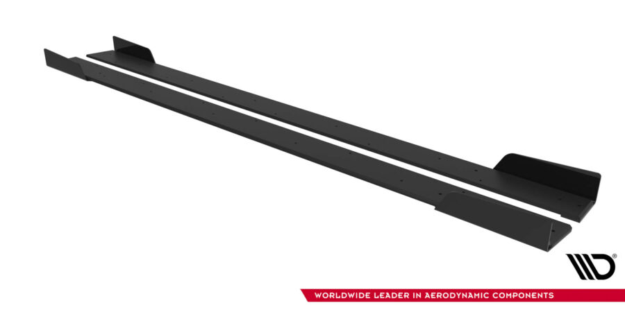 Sideskjørt Street Pro Med Flaps Mitsubishi Lancer EVO X – bilde 6 av 6