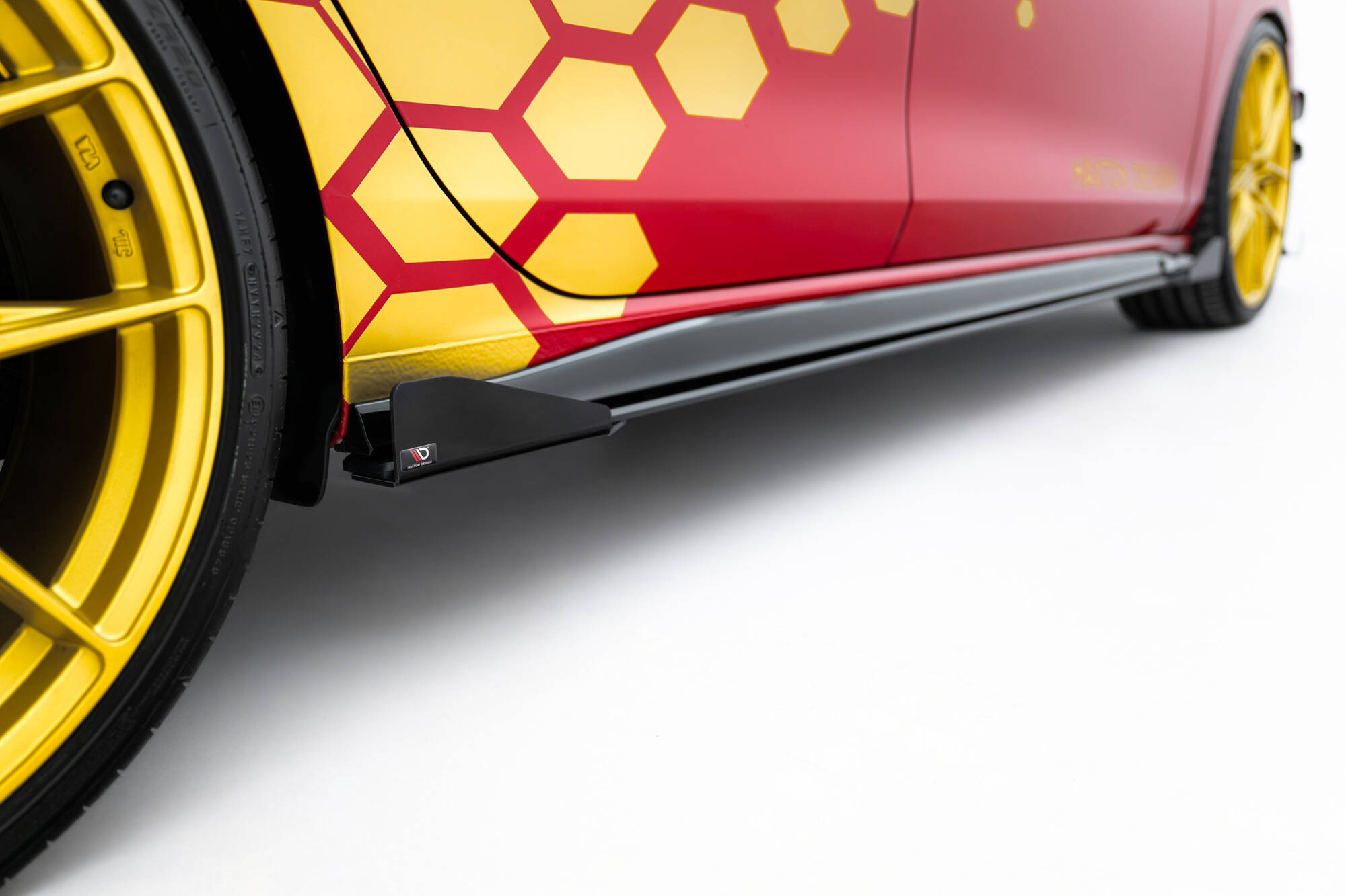 Sideskjørt Street Pro Med Flaps Volkswagen Golf GTI Clubsport Mk8 Facelift - Bilde 2