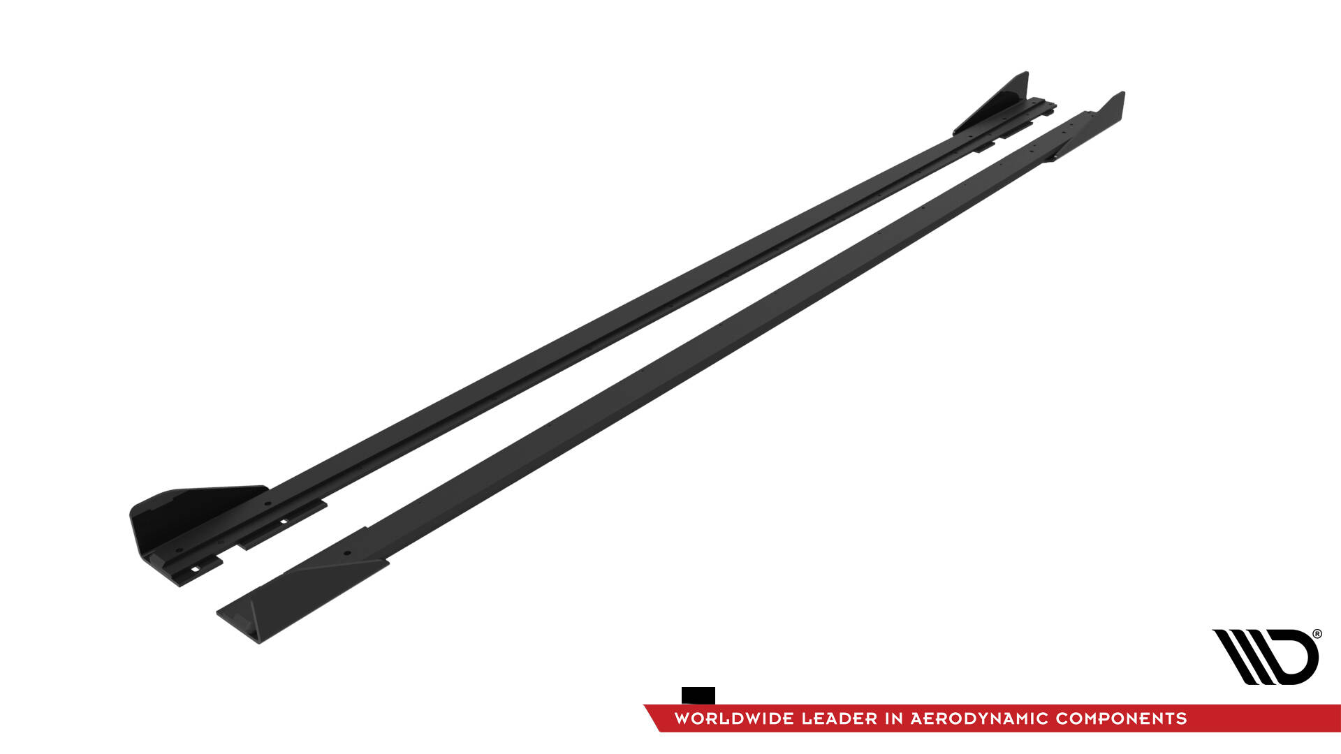Sideskjørt Street Pro Med Flaps Volkswagen Polo GTI Mk6 Facelift - Bilde 4