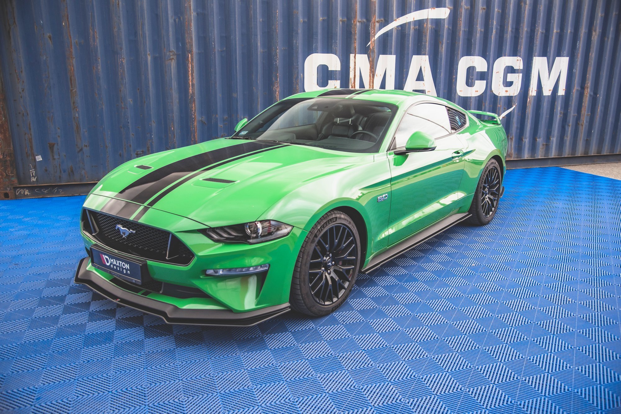 Sideskjørt Street Pro V.1 Ford Mustang GT Mk6 Facelift - Bilde 2