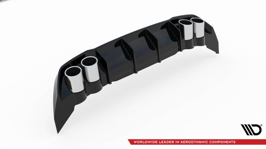 Baksplitter Med Eksosgrill Wydechu Seat Leon FR Hatchback Mk4 – bilde 8 av 8