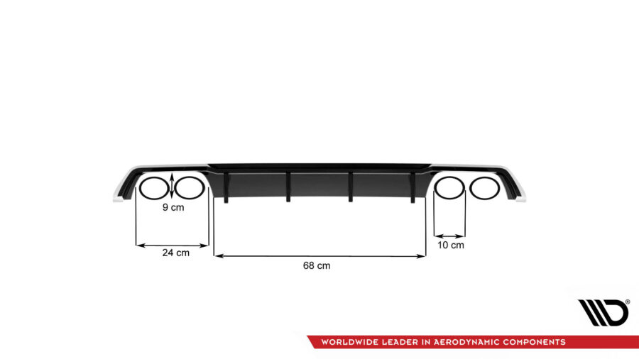 Diffuser V.3 Seat Leon Cupra ST Mk3 FL – bilde 6 av 6