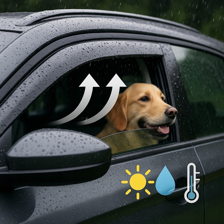 Vindavvisere VW Transporter T4 / MultIVan I / Caravelle 2D 1990 – 2003 Sett 2 Stk. - Bilde 4