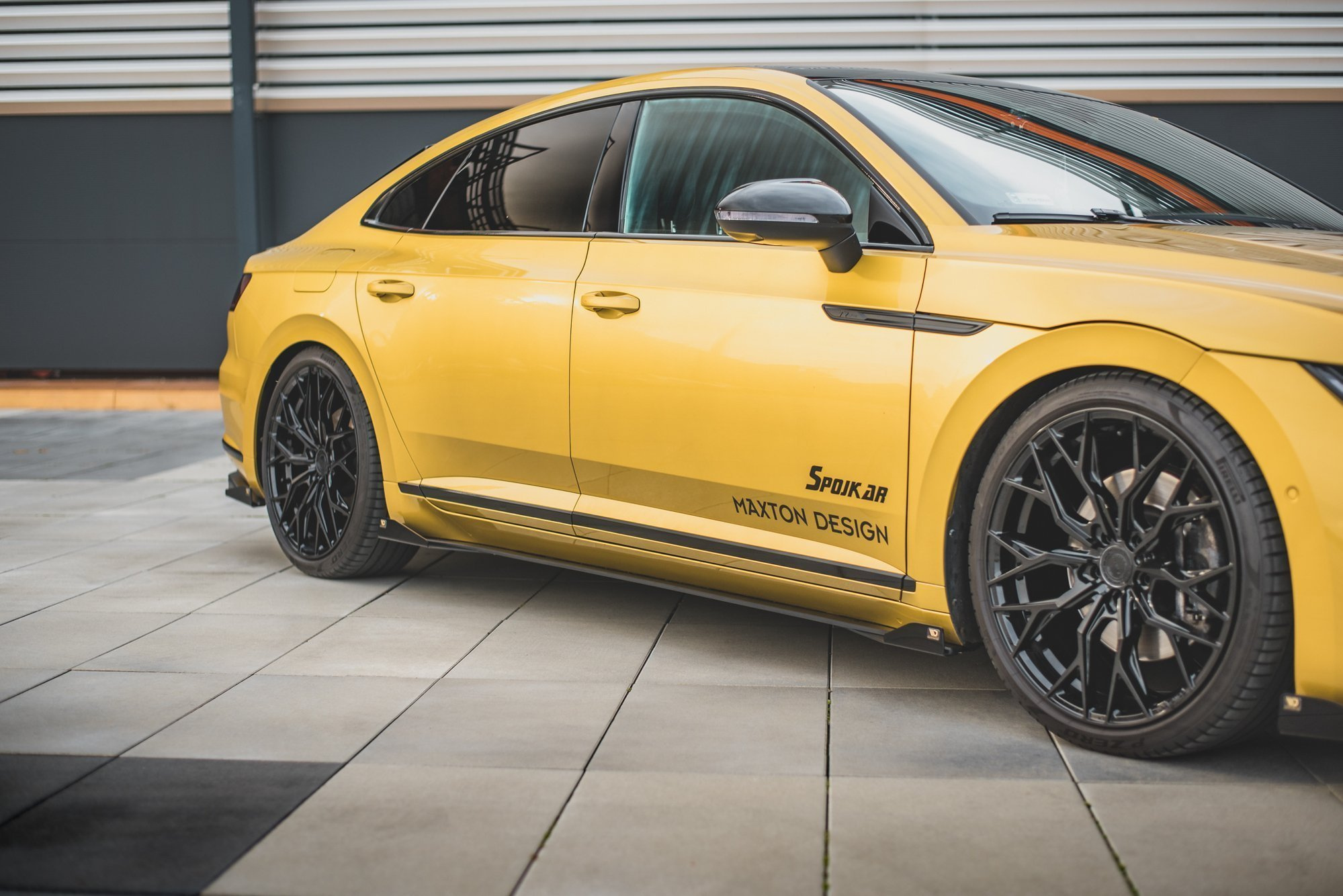 Sideskjørt Racing Durability med Flaps Volkswagen Arteon R-Line - Bilde 2