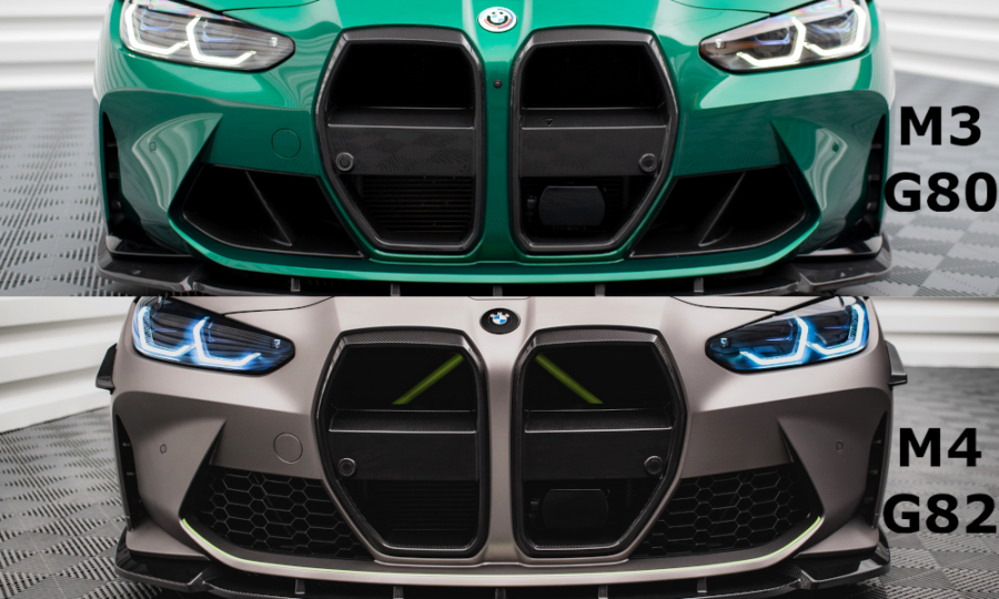 Karbon Grill BMW M4 G82 / M3 G80 - med radar – bilde 1 av 13