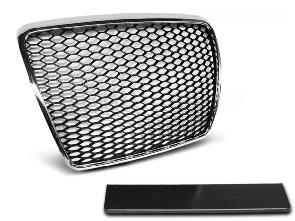 Grill Audi A6 C6 09-11 Sport Krom/Svart