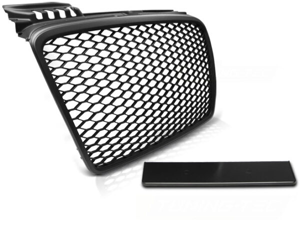 Grill Audi A4 (B7) 04-08 Sport Matt Svart
