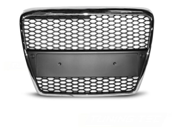 Grill Audi A6 (C6) 04.04-08 Sport Krom/Svart