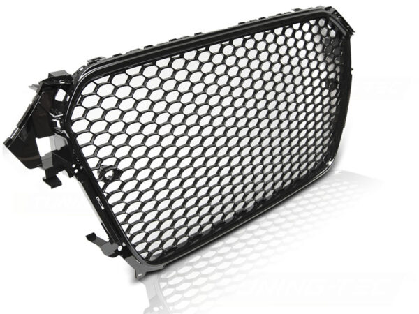 Grill Audi A4 B8 11.11-15 Sport PDC Blank Svart