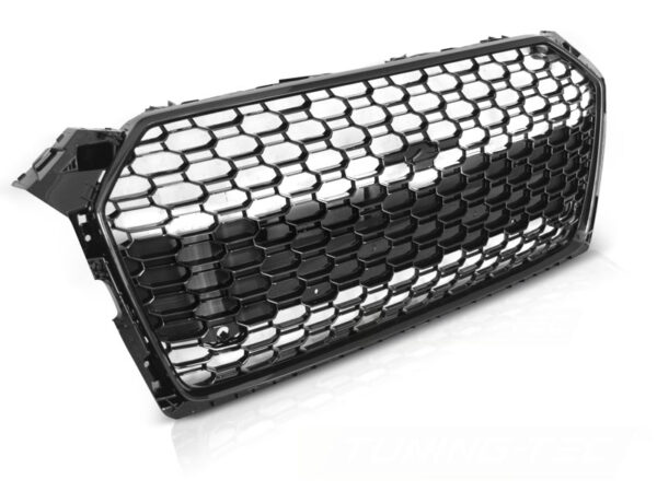 Grill Audi A5 16-19 Sport Blank Svart