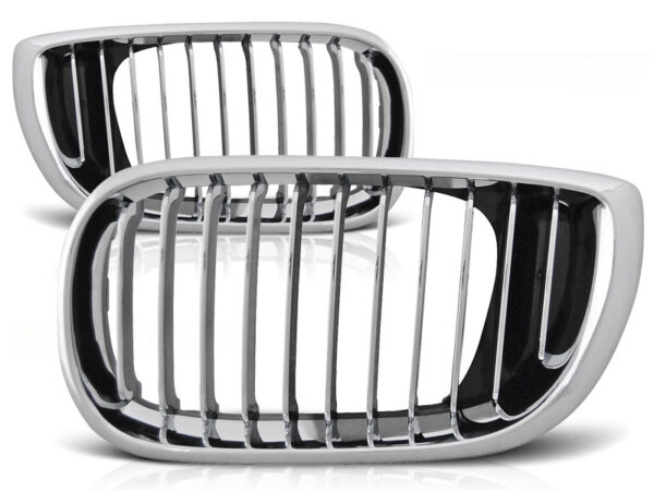 Grill BMW E46 09.01-03.05 Krom
