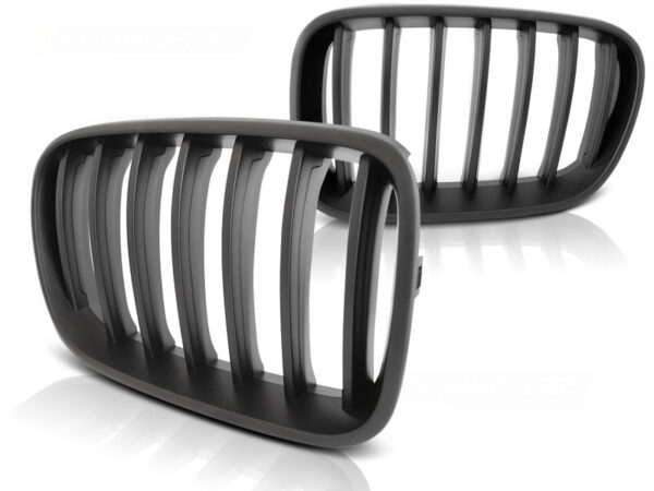Grill BMW X3 F25 10-07.14 Matt Svart