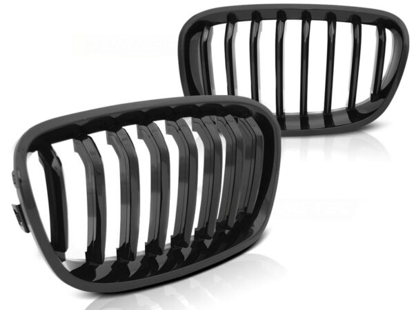 Grill BMW F20 F21 11-12.14 Blank Svart