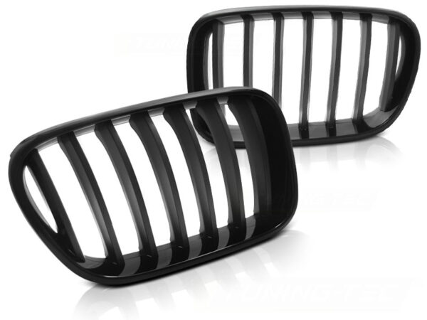 Grill BMW X3 F25 10-07.14 Blank Svart Ramme/Matt Svart