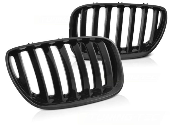 Grill BMW X5 E53 LCI 04-06 Blank Svart
