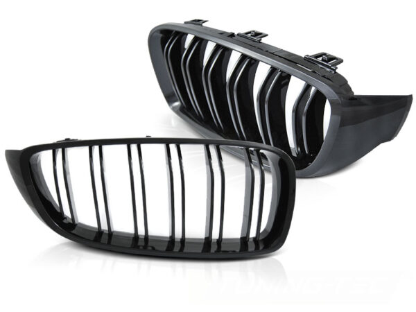 Grill BMW F32/F33/F36 13-20 Sport Style Double Bar Blank Svart