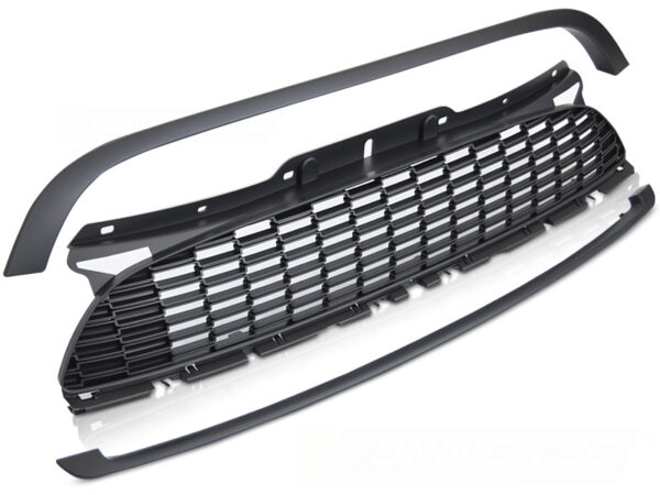 Grill MINI COOPER 10-14 R56/57/55 JCW Style Matt Svart