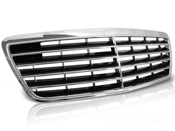 Grill Mercedes W210 E-Class 06.99-03.02 Krom