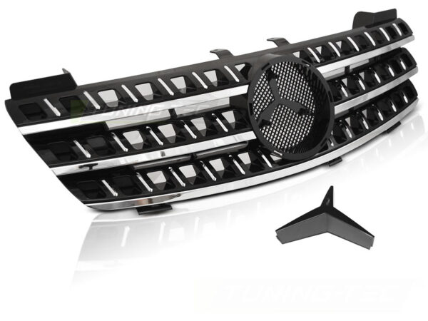 Grill Mercedes W164 05-08 Sport Svart/Krom