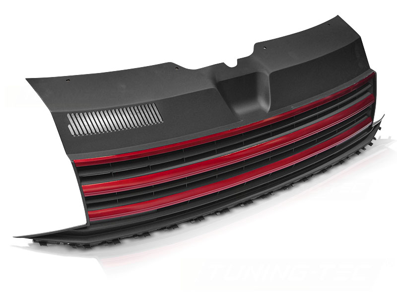 Grill VW T6 15-19 Black Red