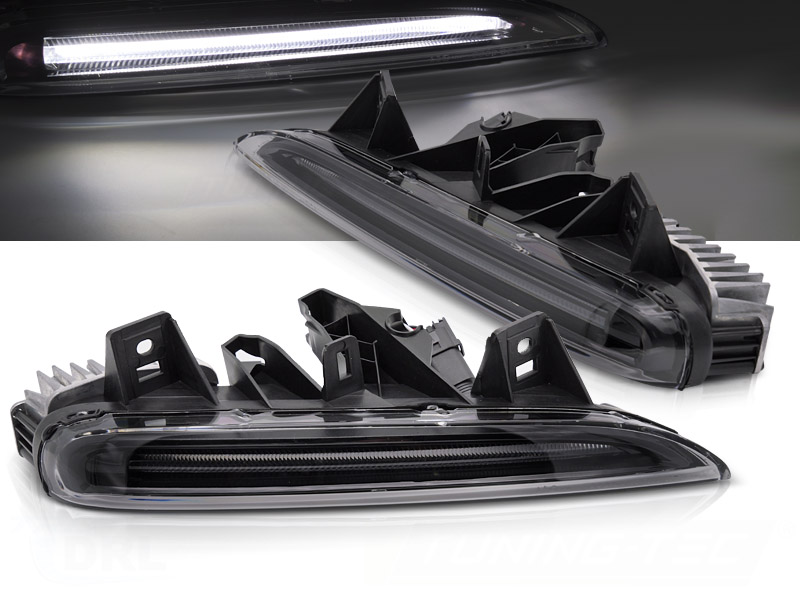 Tåkelys Porsche Cayman 981c / Boxter 981 12-16 Drl Sport Style