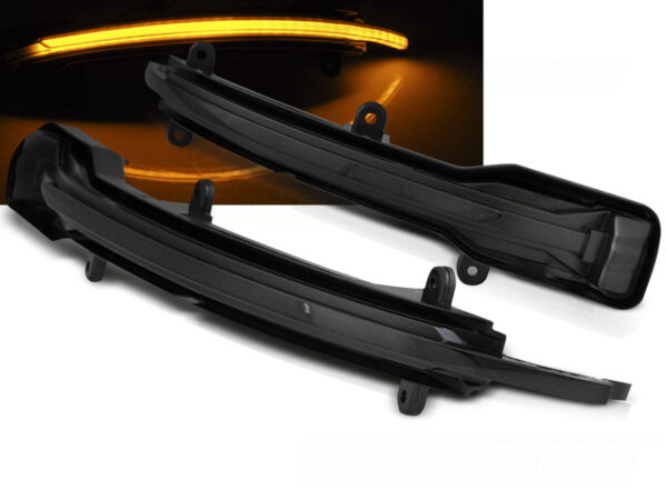 Speil Blinklys Audi Q5 12-17 / Q7 09-15 Smoke Led Seq – bilde 1 av 2