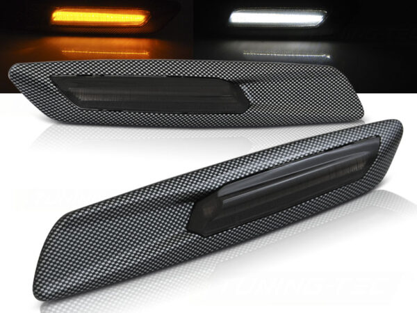 Blinklys Bmw E60 / E90 / E92 / E82 Smoke Led Carbon F10 Style – bilde 1 av 2