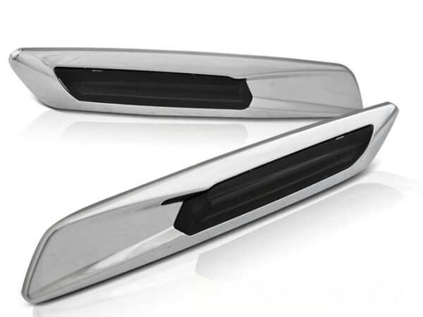 Blinklys F10 Style Bmw E60 / E90 / E92 / E82 Smoke Silver Led – bilde 2 av 2