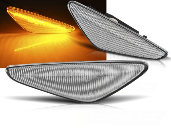 Blinklys Bmw X5 E70 / X6 E71 / X3 F25 White Led Seq – bilde 1 av 2