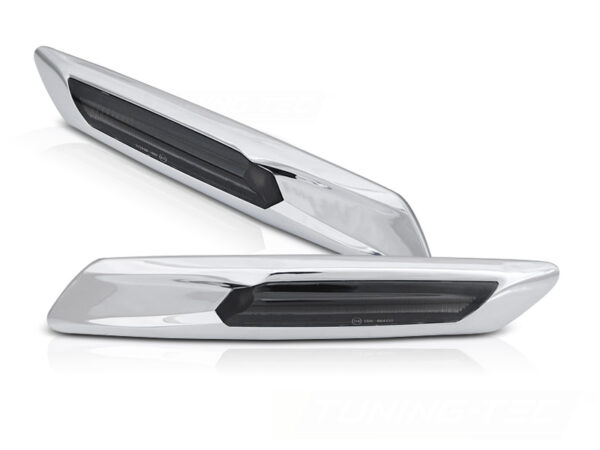 Blinklys Bmw F10 / F11 10-13 Silver Smoke Seq Led – bilde 2 av 2