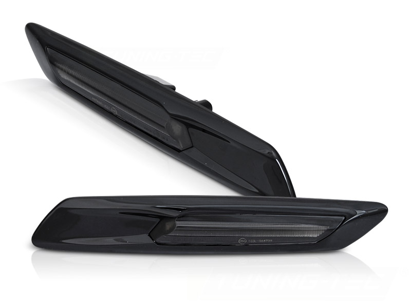 Blinklys Bmw F10 / F11 10-13 Black Smoke Seq Led - Bilde 2