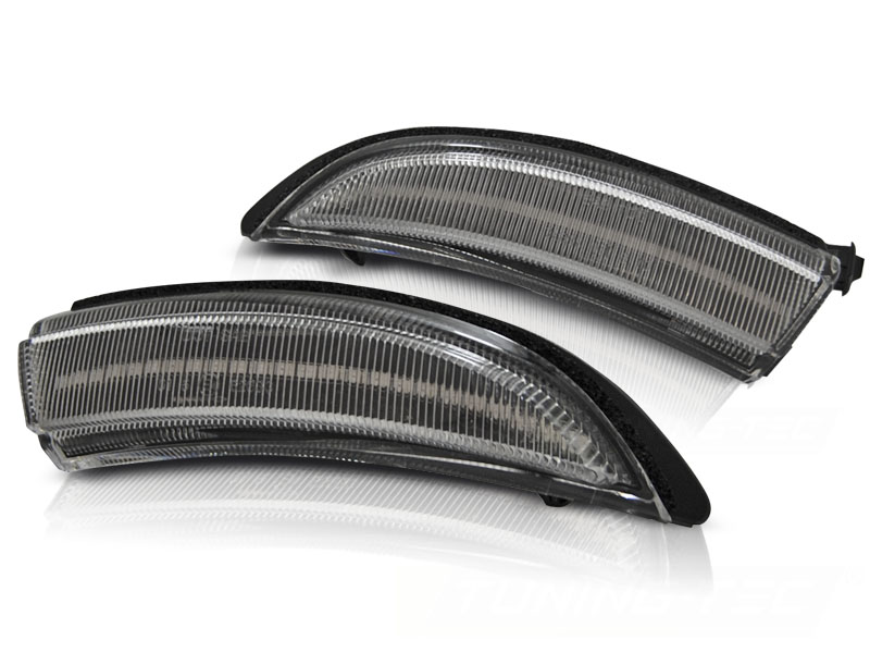 Blinklys Ford Fiesta MK7 13-16 Seq Led White - Bilde 2