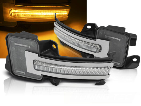 Blinklys I Speilet Honda Civic X 16-21 White Led Seq – bilde 1 av 2